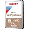 Toshiba N300 NAS 20TB 7200RPM 512MB Buffer SATA 6Gb/s 3.5" HDD