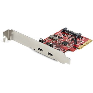 StarTech 2-port USB 3.2 Gen2 Type-C PCIe 3.0 x4 Adapter