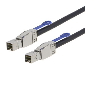 HD miniSAS SFF-8644 to SFF-8644 SAS 12Gb cable  - 0.5m