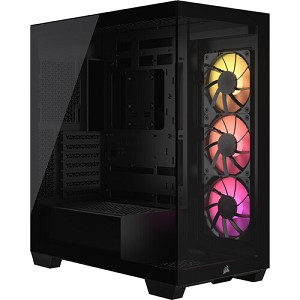 Corsair 3500X ARGB Mid-Tower - Black - Tempered Glass