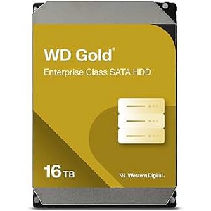 WD Gold 16TB 7200RPM 512MB Buffer SATA 6Gb/s 3.5