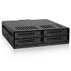 Icy Dock ExpressCage MB324SP-1B (4x2.5" in 1x5.25") SAS/SATA Hot Swap Mobile Rack