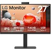 LG 27" 27BA850-B IPS FHD Monitor with Webcam, Speaker - HDMI / DP / USB-C