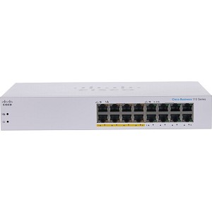 Cisco CBS110-16PP 16-port Gigabit Ethernet Unmanaged Switches