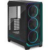 Fractal Design Meshify 3 Mid Tower Case - Ambience Pro RGB Black TG Light Tint
