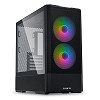 Lian Li LANCOOL 207 Mid-Tower Case with TG Side Panel - Black