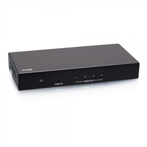 C2G 4-Port HDMI Distribution Amplifier Splitter - 4K 60Hz
